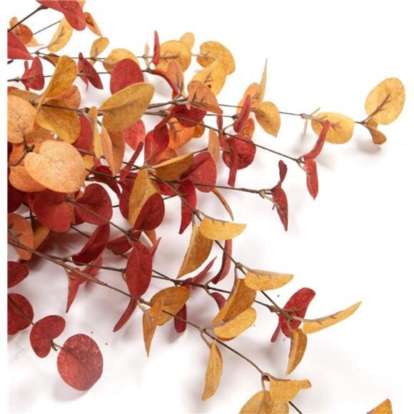 6 Pcs Artificial Eucalyptus Stems Fall Decorations with Fall Eucalyptus Leaves - Picture 4 of 8